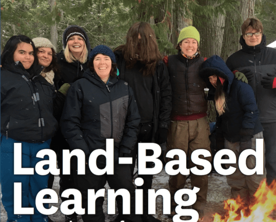 Cover of the EdCan Network Land-Based Learning Report